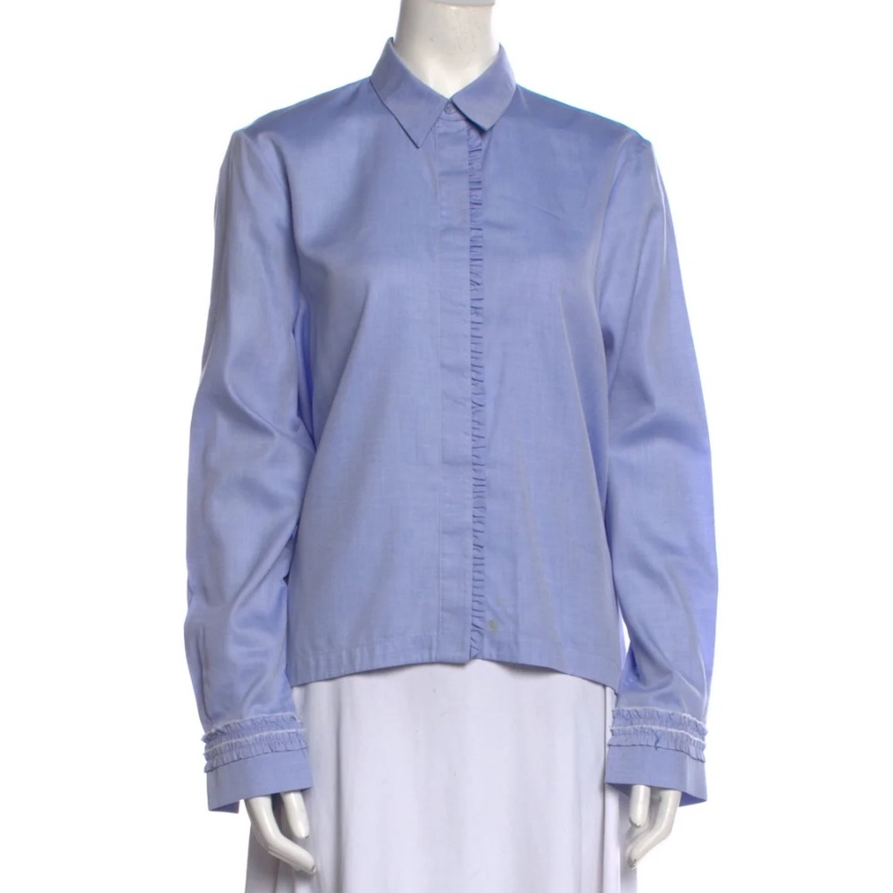 Victoria Beckham long sleeve button down shirt size 4